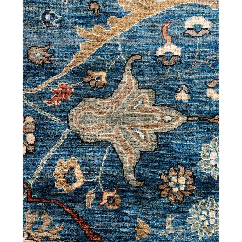 Serapi One-of-a-Kind Hand-Knotted Area Rug - Blue - 8' 2" x 9' 11"
