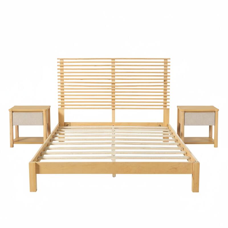Christopher Knight Home - Arden Modern Wooden Bed Frame with Headboard