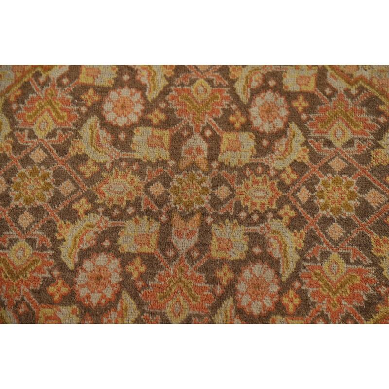 Vegetable Dye Tabriz Persian Area Rug Handmade Oriental Wool Carpet - 9'8"x 13'0"