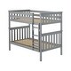 preview thumbnail 20 of 26, Now Furniture Solid Wood Twin Over Twin Bunk Bed with Straight Ladder