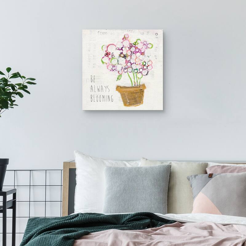 Be Always Blooming by Kellie Day Canvas Art Print