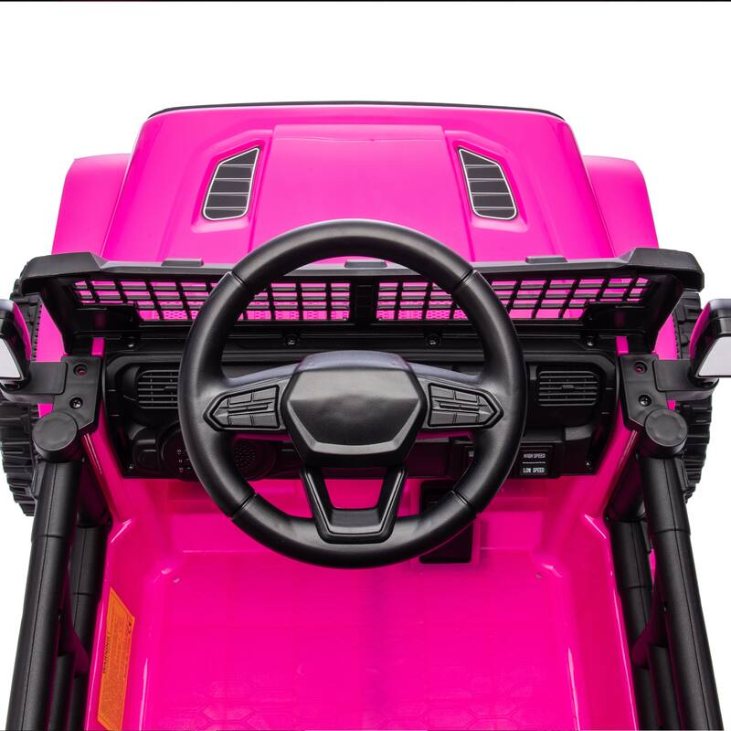 24v Kids Ride On Car W/Parents Control,Four-Wheel Suspension,2wd,Power Display,Bluetooth,Provide For Kids Around 3 Years Old.