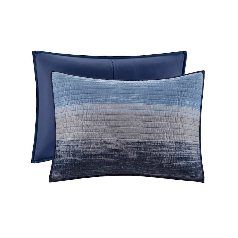 Madison Park Essentials Barret Quilt Set with Cotton Bed Sheets