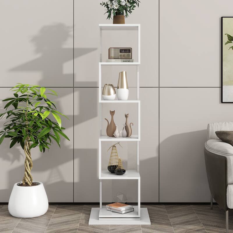 5 tier Rotating Bookshelf