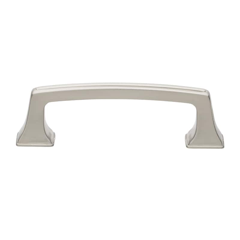 GlideRite 3-inch CC Satin Nickel Cabinet Hardware Deco Pull (Pack of 10 or 25)