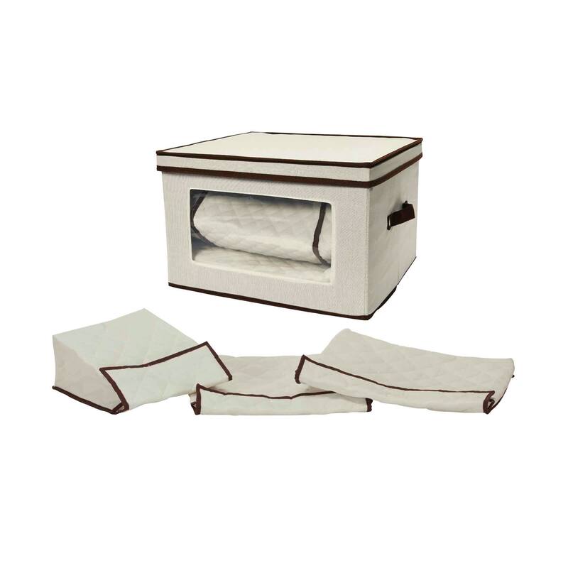 Household Essentials Serveware Storage Box - Brown