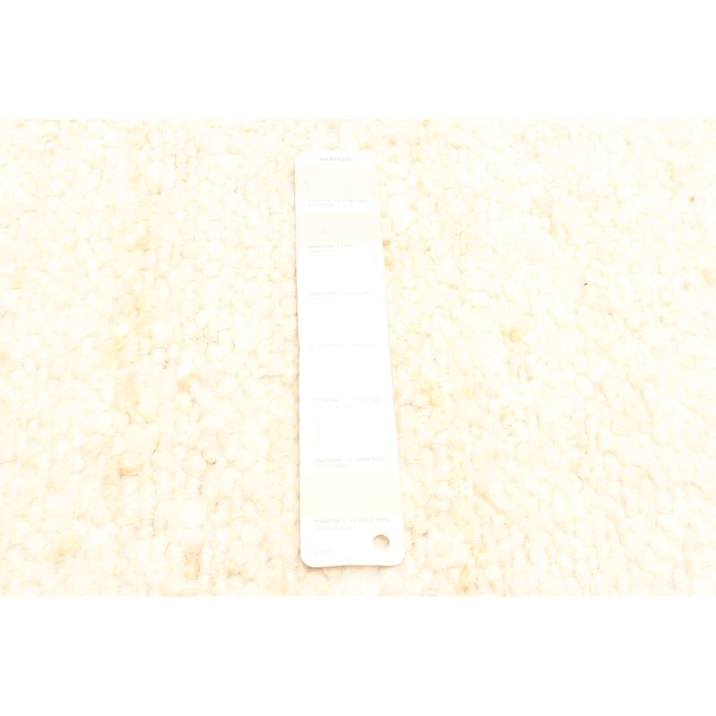 ECARPETGALLERY Braid weave Sienna Cream Wool Rug - 5'3 x 8'2