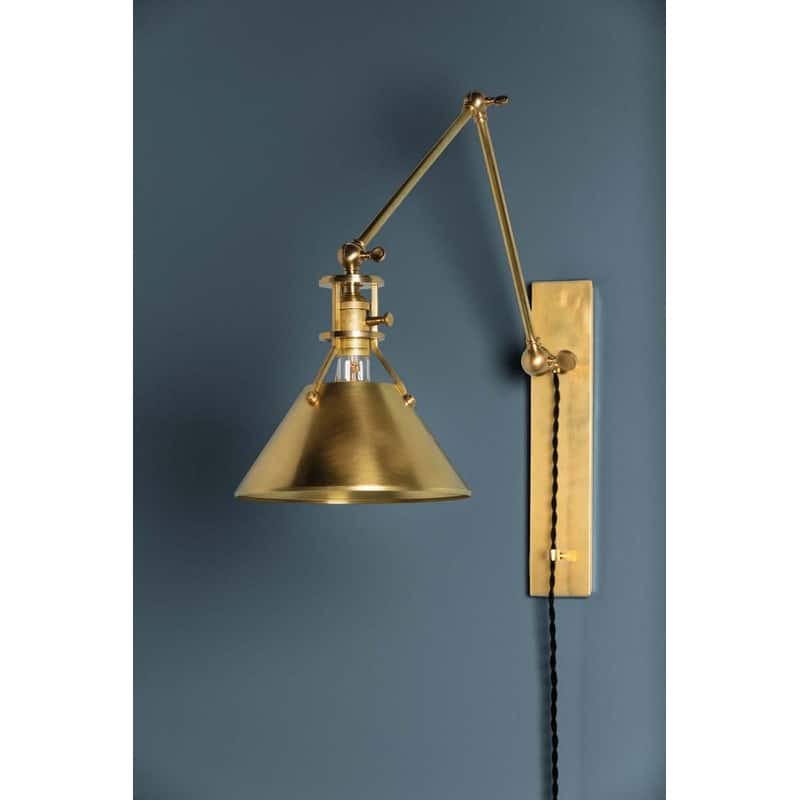 Hudson Valley Lighting Metal No.2 Single Light 23" Tall Wall Lamp