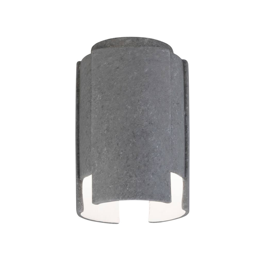 Justice Design Group Radiance Stagger Ceramic Flush-Mount Light