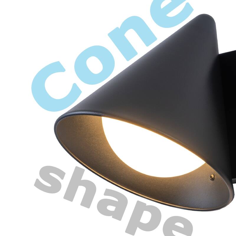 Modern LED Outdoor Wall Sconce Set of 2