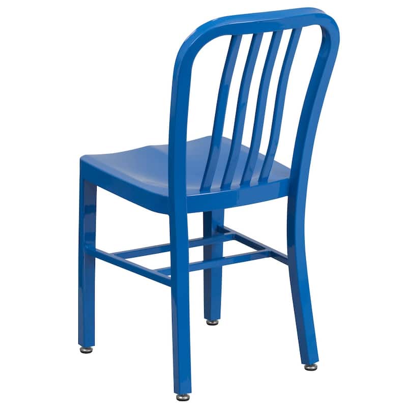 Metal Indoor-Outdoor Chair - 15.5"W x 20"D x 33.25"H