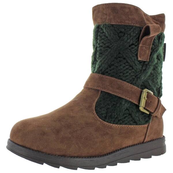 Shop Muk Luks Gina Women S Faux Suede Water Resistant Cold Weather
