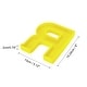 Large Letter Resin Models Alphabet R Silicone Yellow 6
