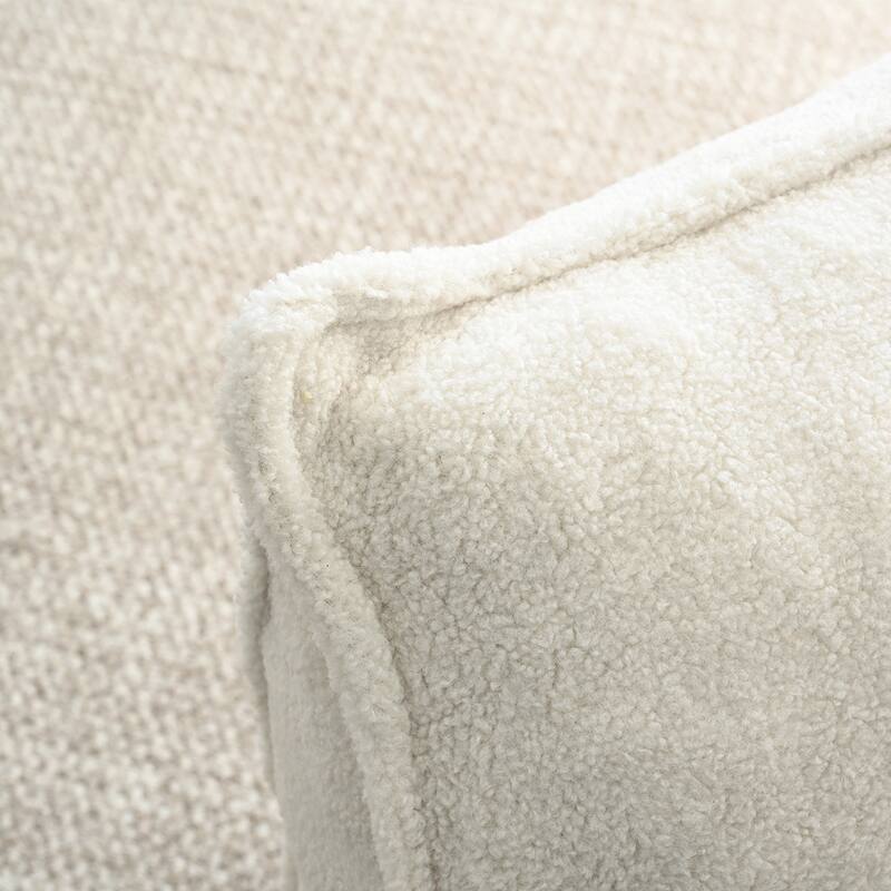 Lazy Sofa Chair Bean Bag Chair Sofa with Ottoman