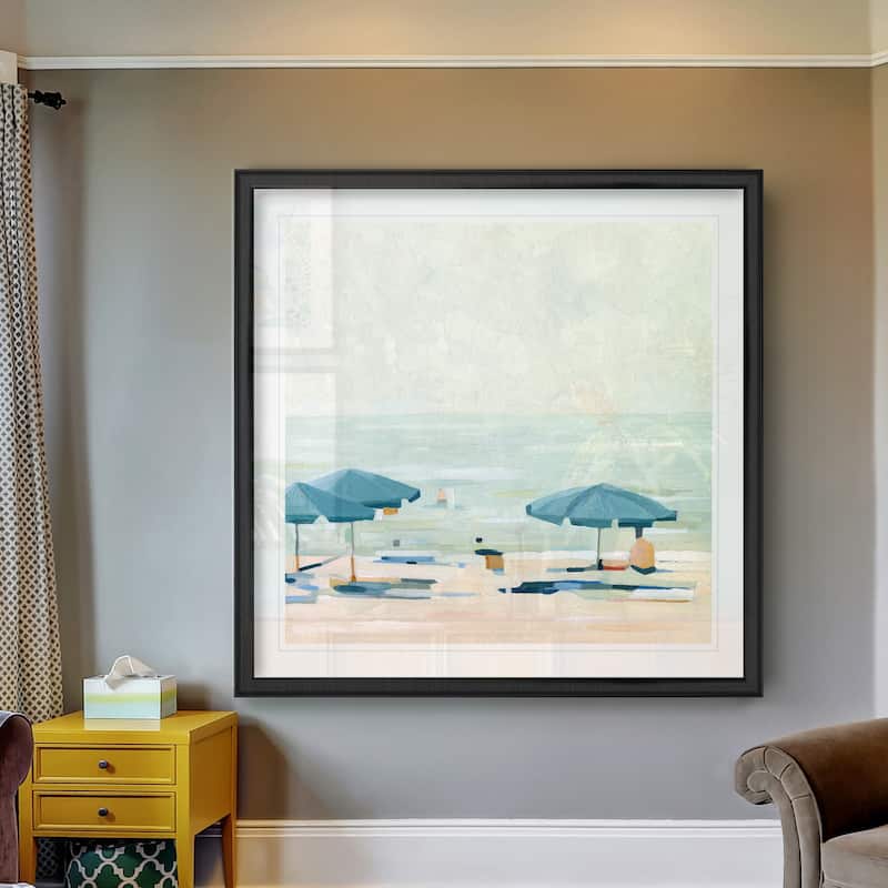 If It's the Beaches II -Black Framed Print