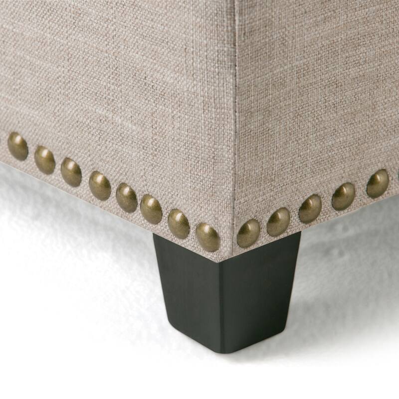 WYNDENHALL Stanford Upholstered Storage Ottoman
