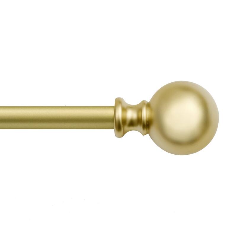 UTOPIA ALLEY 3/4 Inch Curtain Rod - Curtain Rods For Windows 48 to 86 Inch, Adjustable Drapery Rods