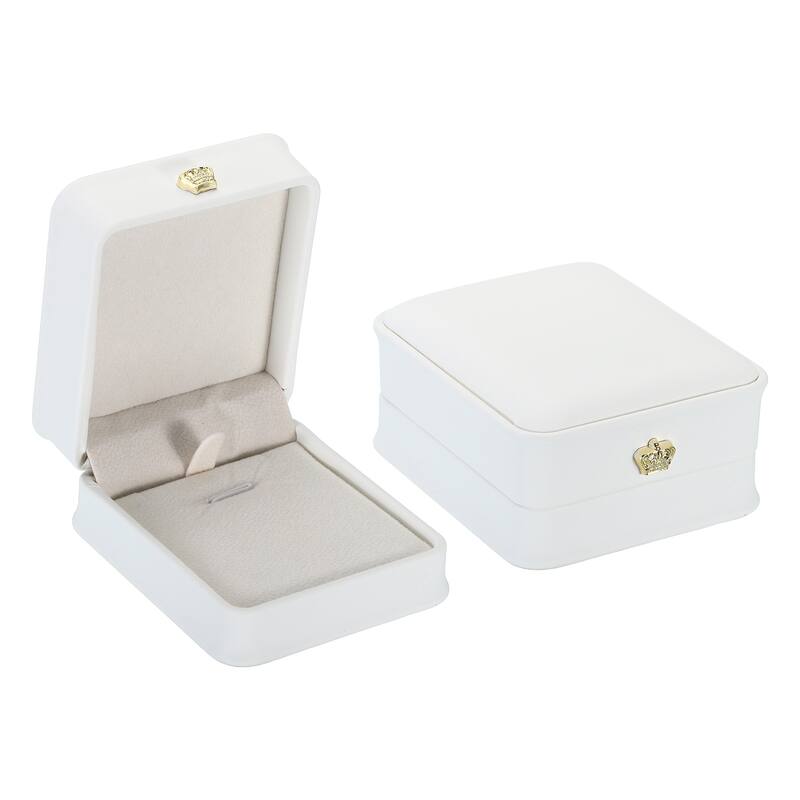 Necklace Pendant Box, 2pcs Velvet Chain Box Vintage Jewelry Holder