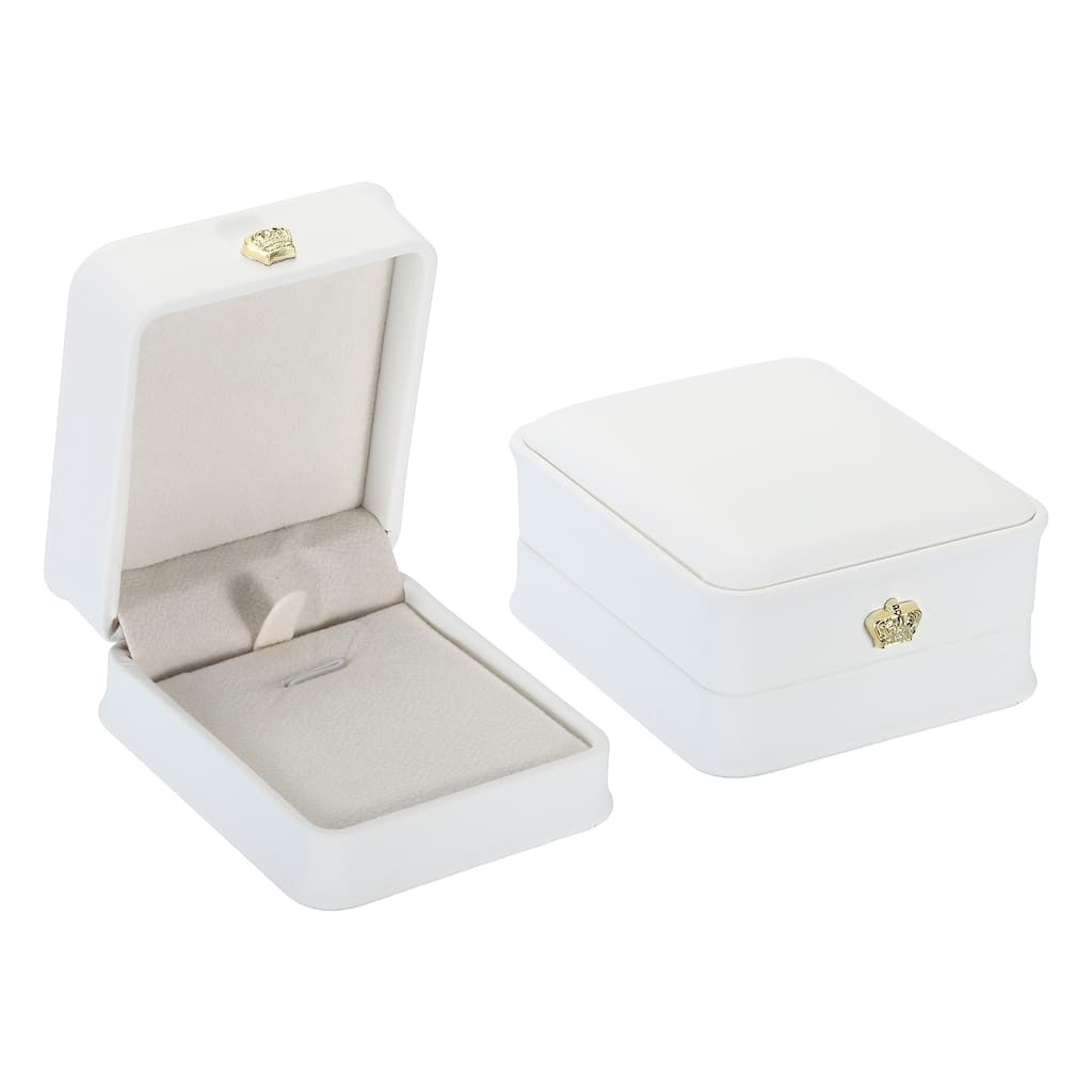 Necklace Pendant Box, 2pcs Velvet Chain Box Vintage Jewelry Holder