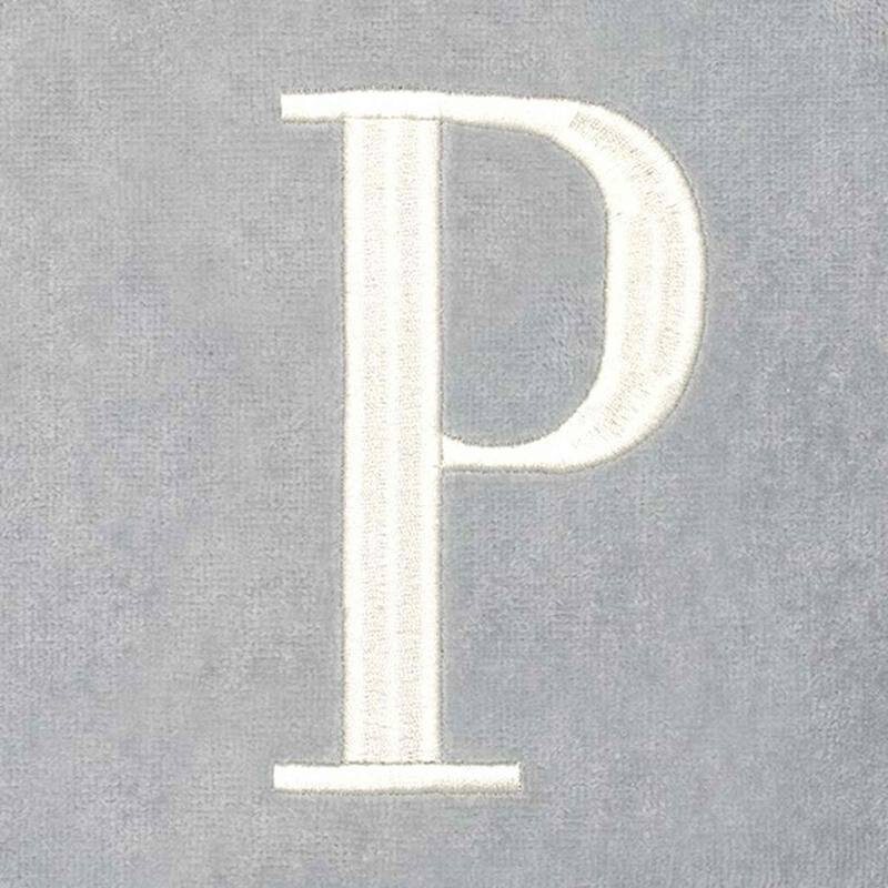 Avanti GRY/IVR Monogram 5-Piece Towel Set