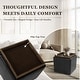 preview thumbnail 20 of 66, HomePop Storage Ottoman with Tray Top