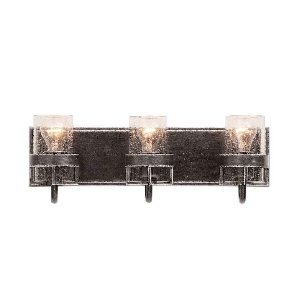Bexley 3-Light 20" Bathroom Vanity Light in Vintage Iron