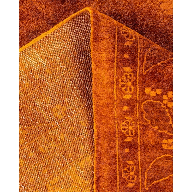 Fine Vibrance, One-of-a-Kind Hand-Knotted Area Rug - Gold, 8' 3" x 10' 3" - 8' 3" x 10' 3"