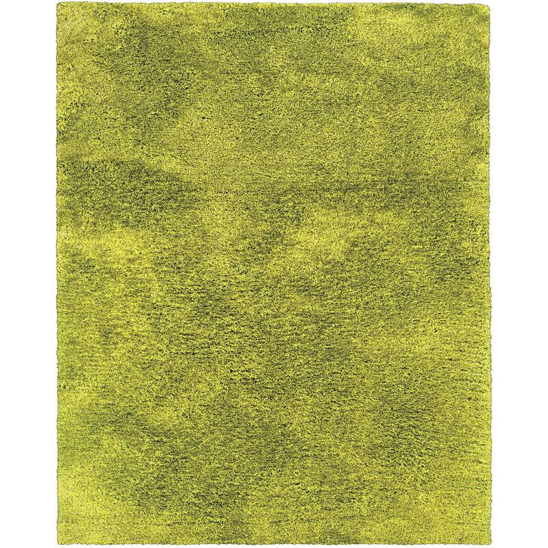 HomeRoots Solid Color Shag Rectangle Area Rug - 62.99 in. x 38.98 in. x 1.60 in.