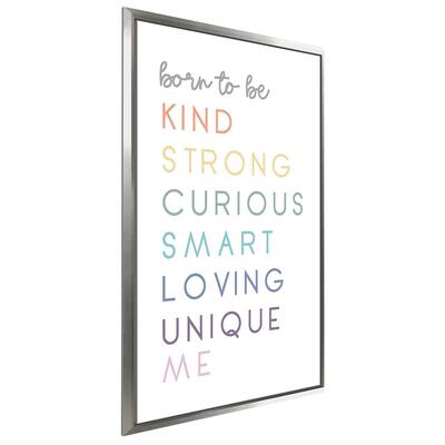 "Born To Be Me" Print on Floating Canvas