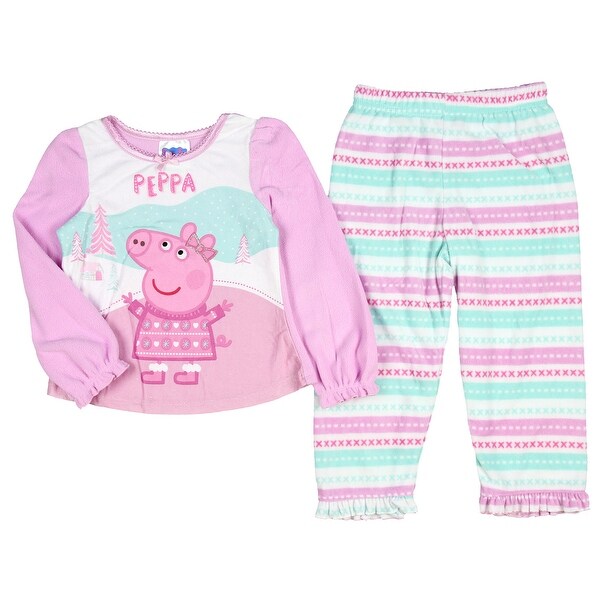 Peppa Pig Toddler Girls Hooded Plush Fleece Bathrobe Robe Ears Bow Peppa Pig Toddler Girls Hooded Plush Fleece Bathrobe Robe Ears Bow