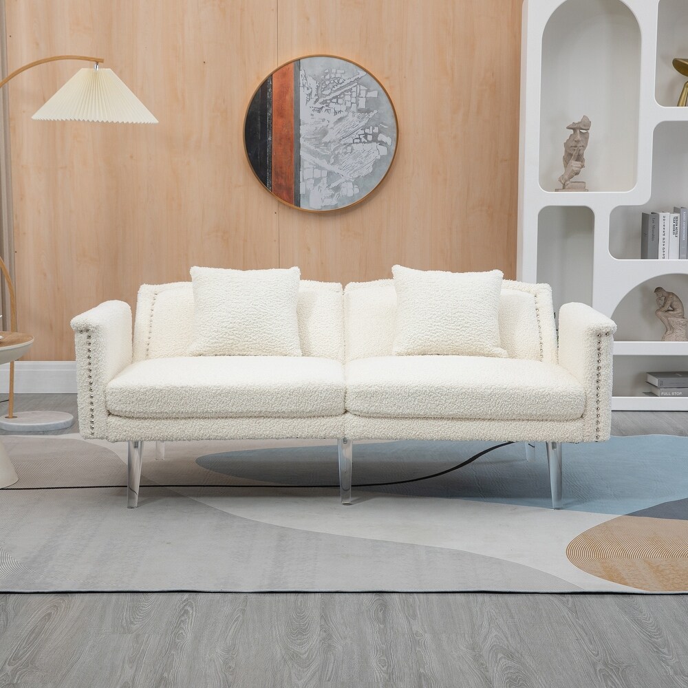 White loveseats outlet