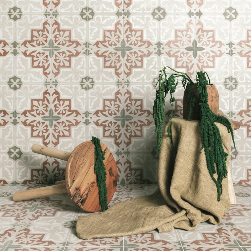 Merola Tile Kings Paname Bastille 17-5/8" x 17-5/8" Ceramic Floor and Wall Tile