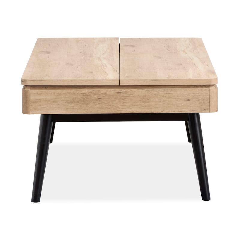 Magnussen Home Fletcher Driftwood Lift Top Storage Cocktail Table - 48''W x 28''D x 18''H