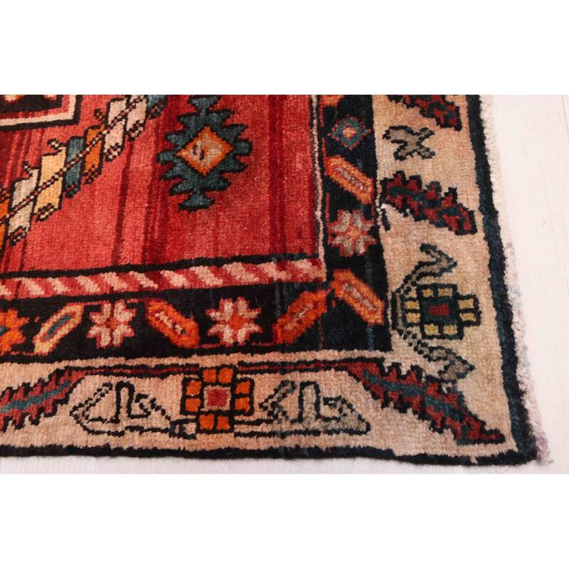 ECARPETGALLERY Hand-knotted Konya Anatolian Red Wool Rug - 3'1 x 14'4