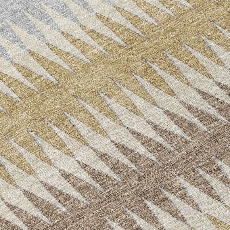 Machine Washable Indoor/ Outdoor Chantille Contemporary Rug