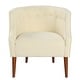 preview thumbnail 2 of 10, Brandi Button-tufted Fabric Club Chair by Christopher Knight Home - 27.00" W x 28.75" L x 30.50" H