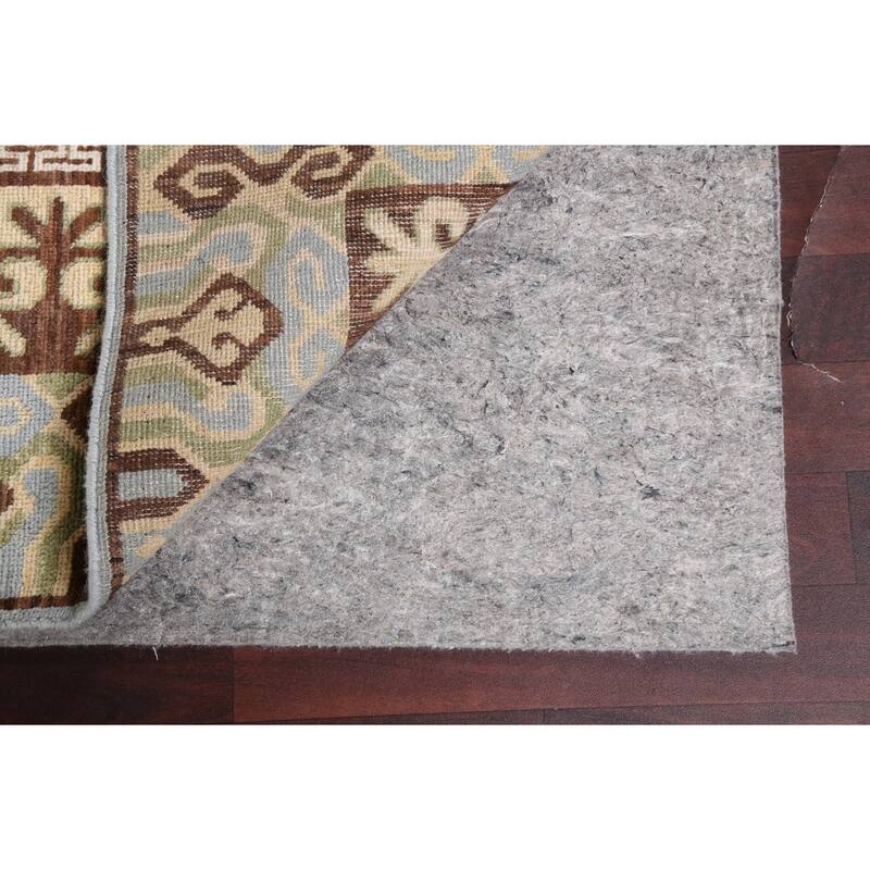 Vegetable Dye Traditional Khotan Oriental Wool Area Rug Hand-knotted - 6'3" x 9'7"