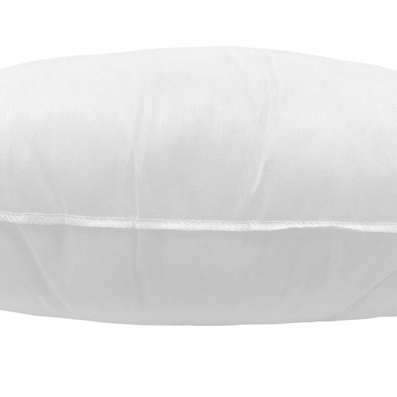 HomeRoots 20" White Down Feather Throw Pillow Insert