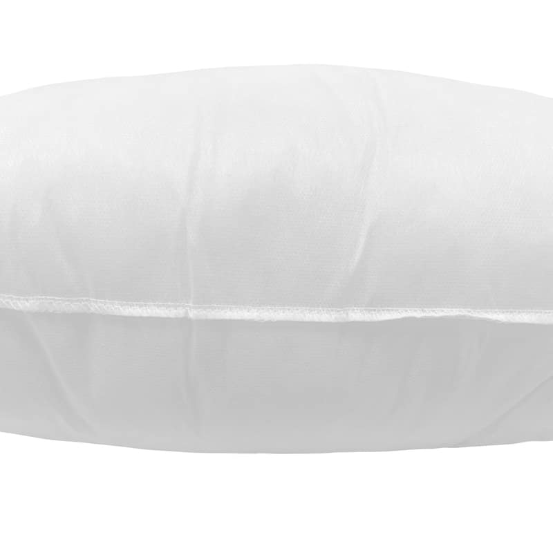 HomeRoots 22" White Down Feather Throw Pillow Insert