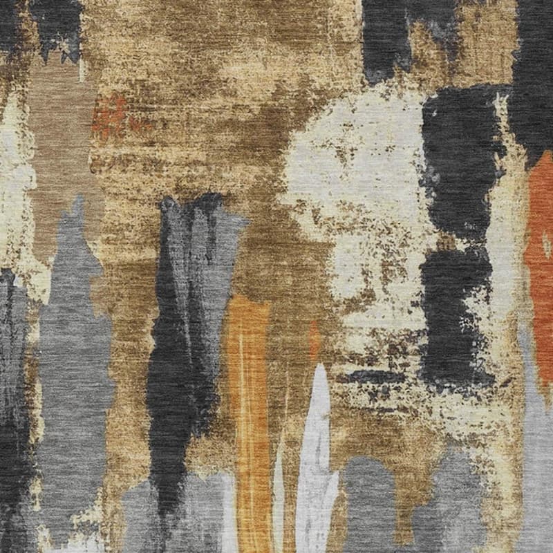 HomeRoots Abstract Transitional Rectangle Outdoor Rug