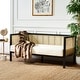 preview thumbnail 2 of 0, SAFAVIEH Dune Rattan Sofa - 29" W x 62" D x 30" H Black