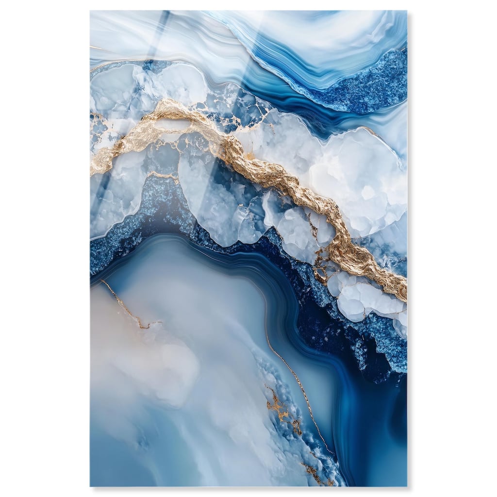 Molten Topaz II Acrylic by Art Remedy, Ready to Hang