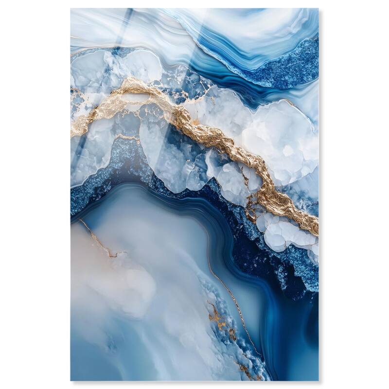 Molten Topaz II Acrylic by Art Remedy, Ready to Hang - 16" x 24"