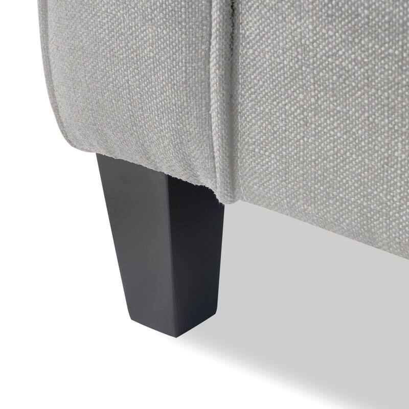 Serta Palisades Upholstered 73" Sofas for Living Room Modern Design Couch, Straight Arms, Soft Upholstery, Tool-Free Assembly