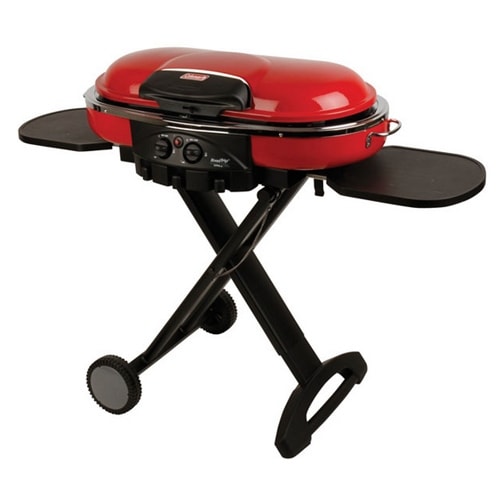 Coleman Roadtrip LXE Bench Propane Grill-Red Propane Grill