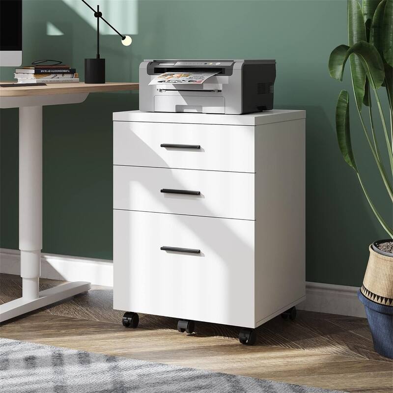 3 Drawer File Cabinet - 15.4"D x 18.5"W x 25.6"H