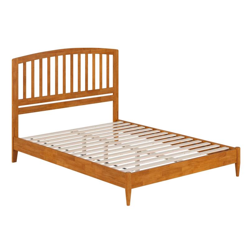 Solid Wood Low Profile Platform Bed - Modern Style Bed Frame, Twin Twin XL Full Queen Sizes