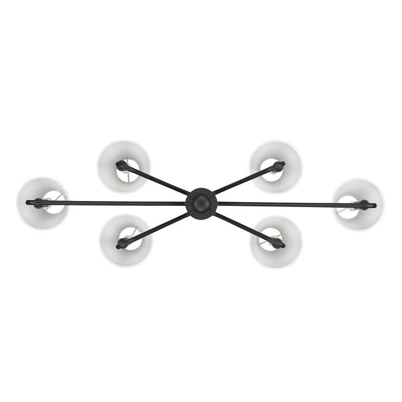 Golden Lighting 3690-LP IL Kennedy 6 Light 42" Wide Chandelier
