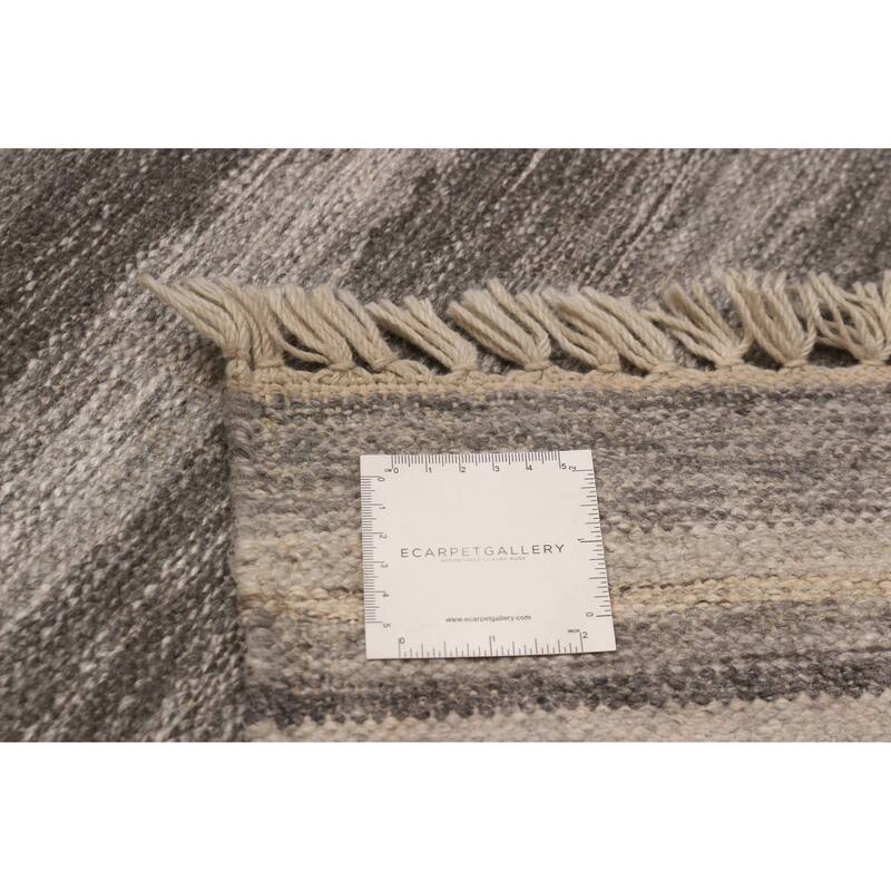 Ankara FW Grey Kilim 5'4" x 8'1" - 5'4 x 8'1