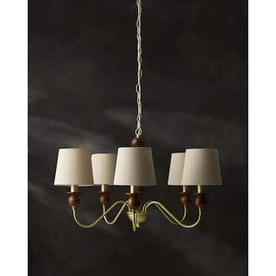 Livabliss Wiluna Rustic Chandelier - 28"L x 28"W x 47"H